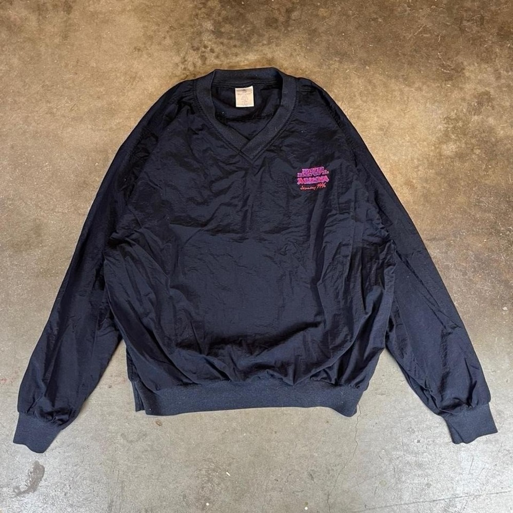 Vintage 90s Bud Bowl Arizona black windbreaker Size men's large